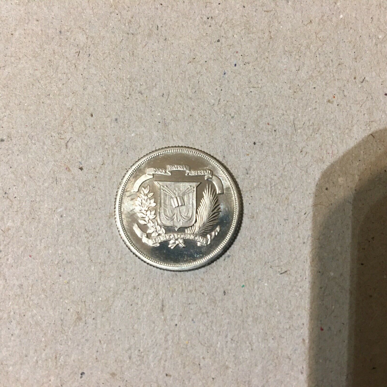 DOMINICAN REPUBLIC   10  CENTAVOS  1978  PROOF  KM 50  UNC. - Fresh Stock Dated December 2025