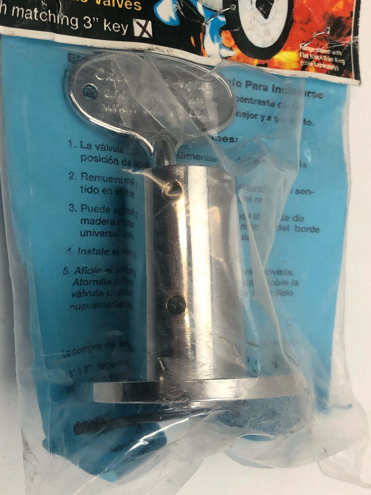 Canterbury Blue Flame DK.0101 2 Piece Chrome Universal Flange Kit - Fresh Stock Dated January 2026