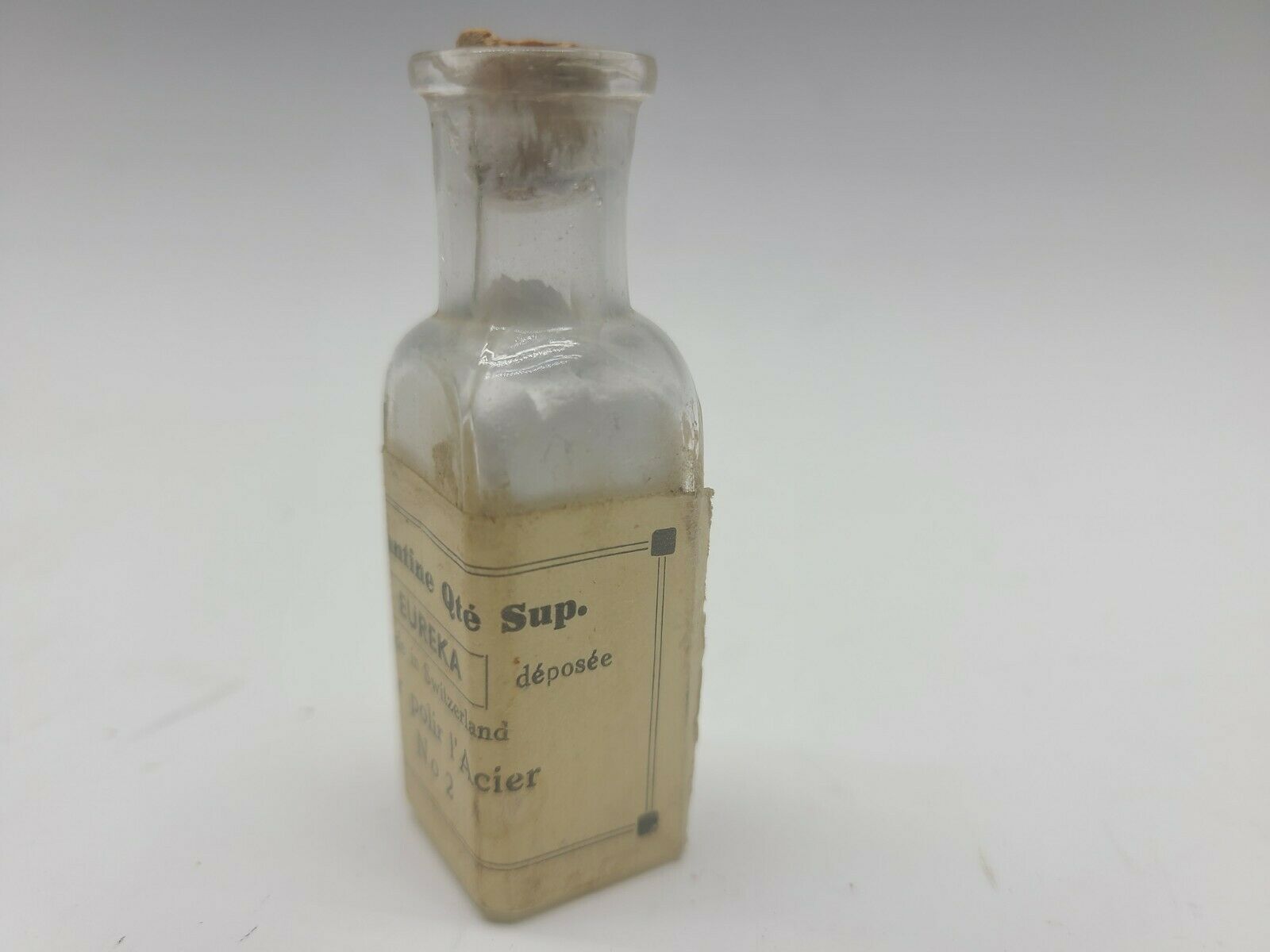 Vintage Bottle of Eureka Diamantine #2 Polish Powder Swiss Watch Repair Tool - Fresh Stock Dated December 2025