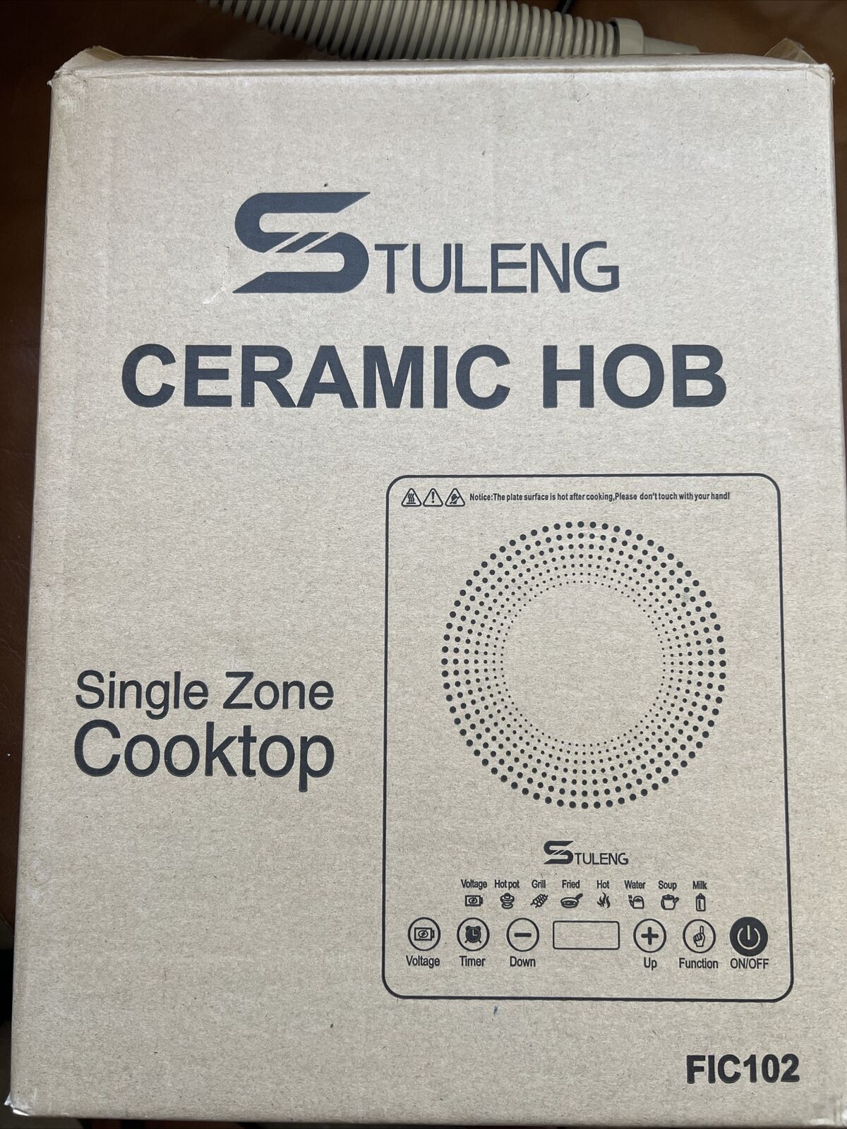 STULENG Electric Stove Portable 1300W Infrared Single Burner Sensor Touch Con... - Fresh Stock Dated February 2026