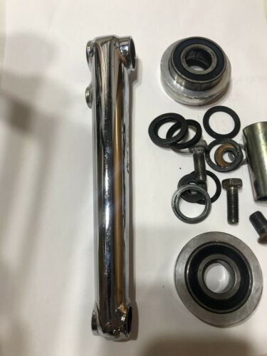 EARLY 90’s PROFILE 180mm CHROME CRANK SET OLD SCHOOL BMX CRANKS - Fresh Stock Dated December 2025