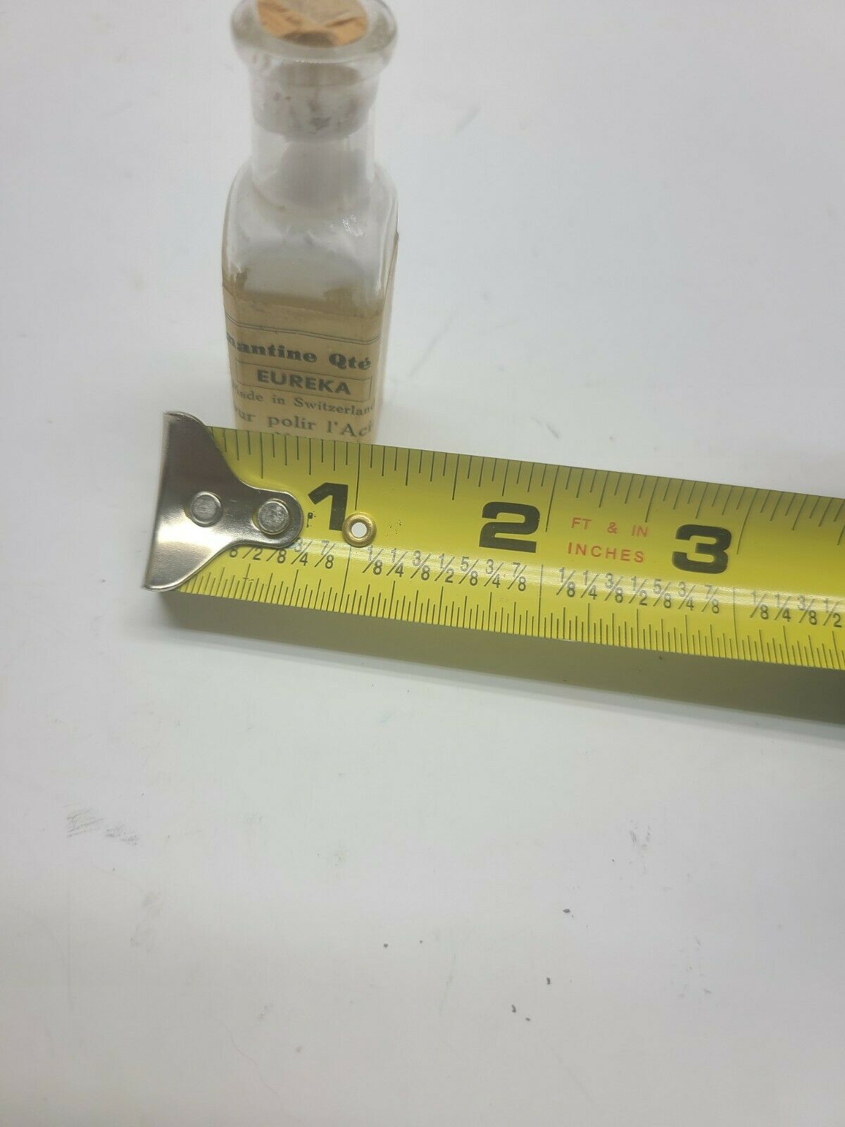 Vintage Bottle of Eureka Diamantine #2 Polish Powder Swiss Watch Repair Tool - Fresh Stock Dated December 2025