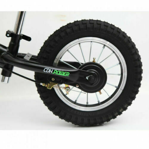 CDH 12x2.4 Inch Adjustable Balance Bike, Black for Ages 2 to 6 Years Old.11.88LB - Fresh Stock Dated December 2025