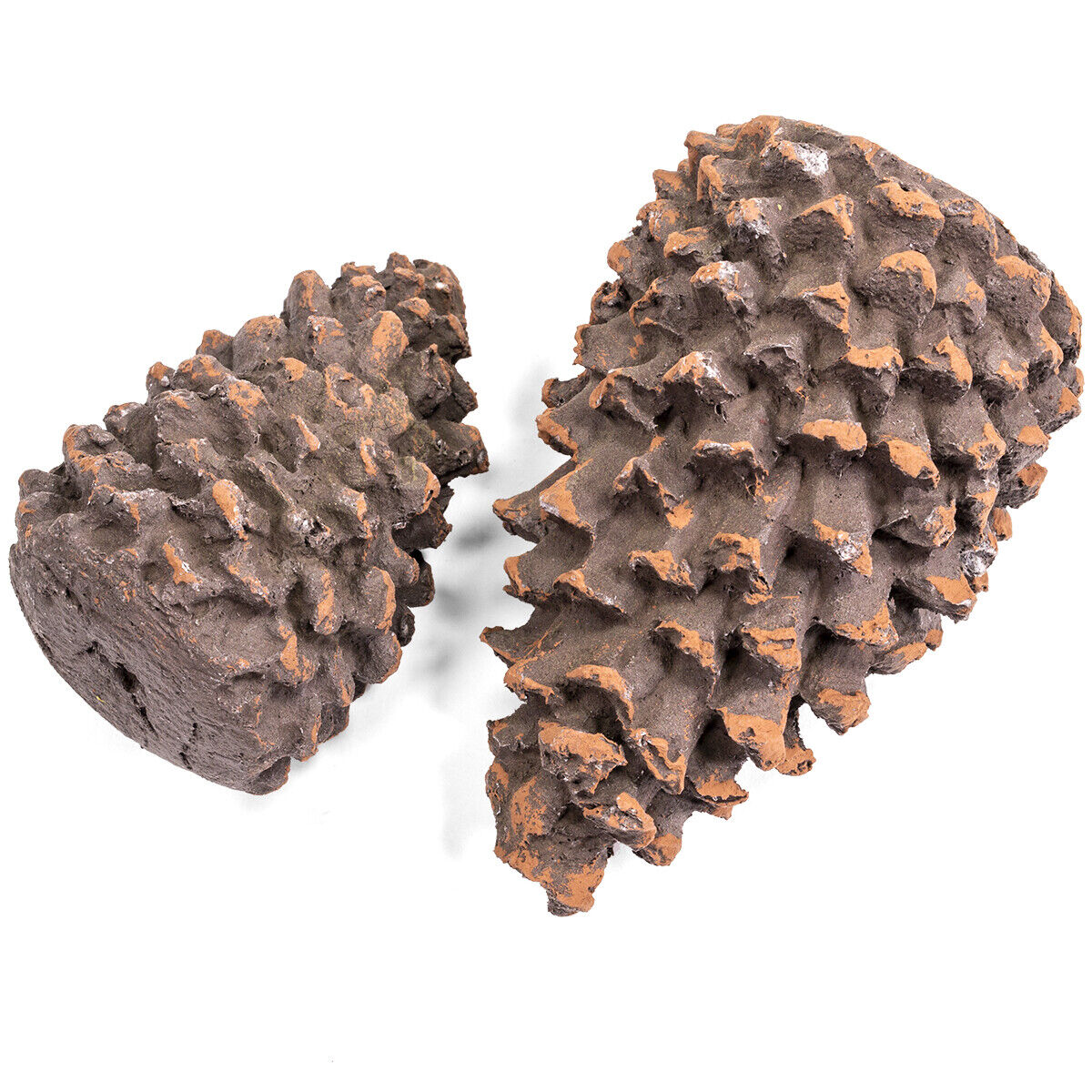 X-Large Realistic Pine Woods Ceramic Wood Fireplace Logs Gas Firebox Logs Set - Fresh Stock Dated January 2026