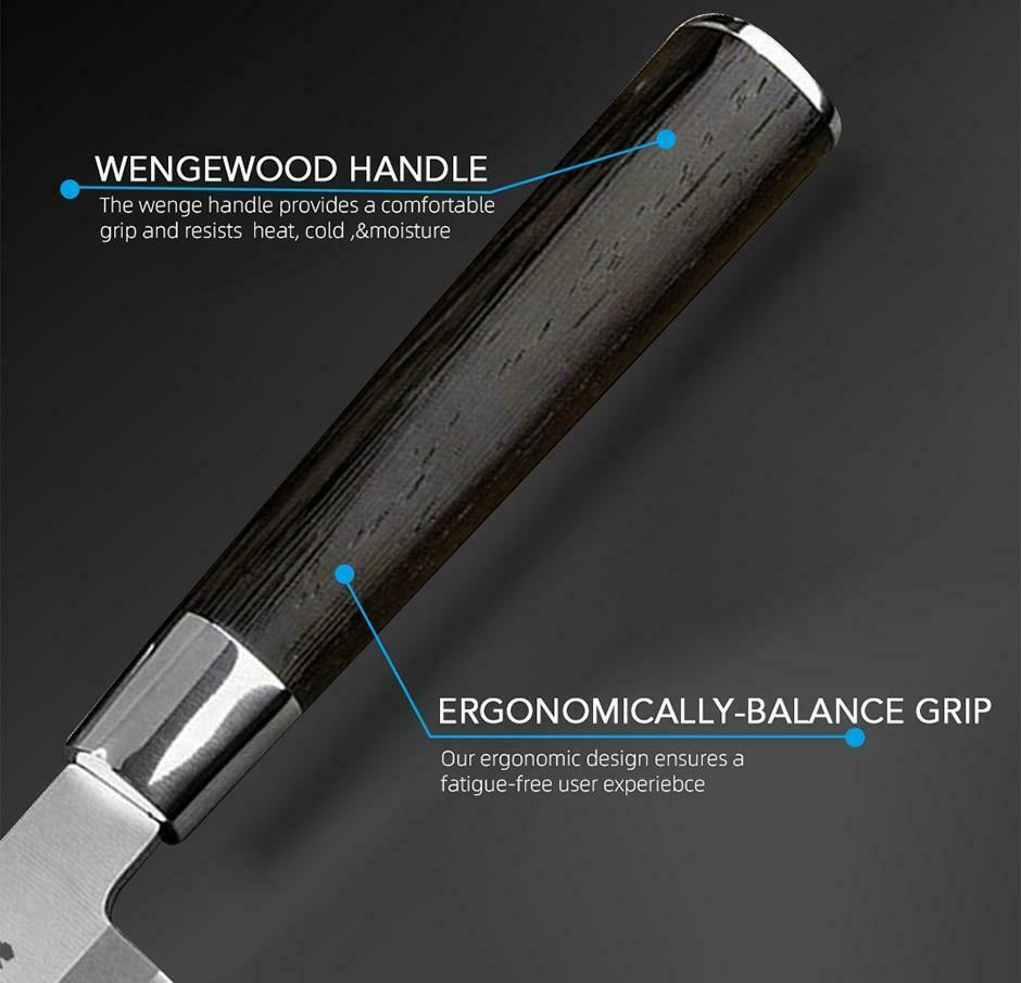 Japanese Sashimi Sushi Yanagiba Knife 9.5 inch Chef Wood Handle Fish Filleting - Fresh Stock Dated January 2026