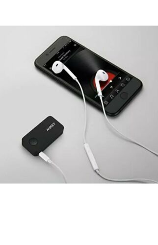 AUKEY Bluetooth 5 Receiver, Portable Wireless Audio Receiver BR-C2 - Fresh Stock Dated December 2025