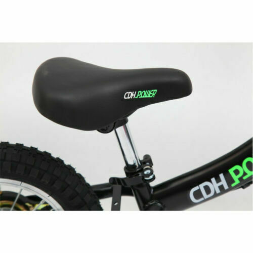 CDH 12x2.4 Inch Adjustable Balance Bike, Black for Ages 2 to 6 Years Old.11.88LB - Fresh Stock Dated December 2025