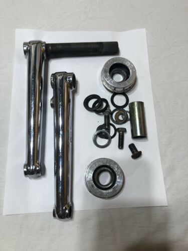 EARLY 90’s PROFILE 180mm CHROME CRANK SET OLD SCHOOL BMX CRANKS - Fresh Stock Dated December 2025
