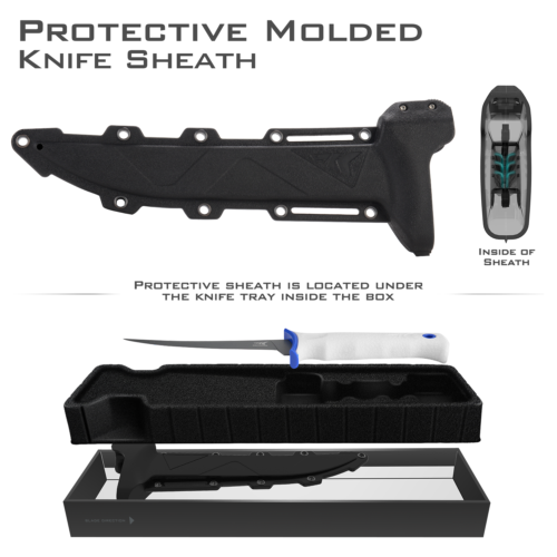 KastKing Spartacus 9 Inch Fillet Knives for Fishing & Cooking Good in Fresh - Fresh Stock Dated February 2026