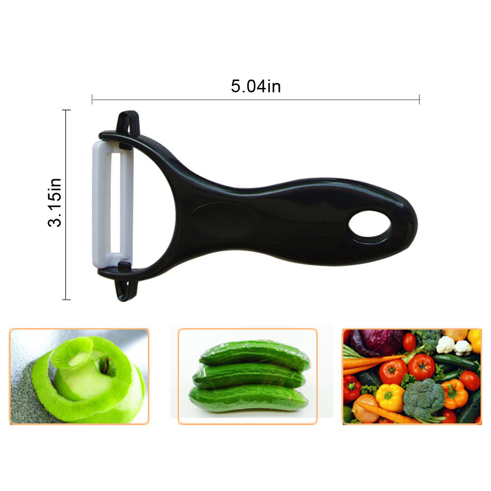 Black Blade Ceramic Kitchen Knife Set Chef Knives 3