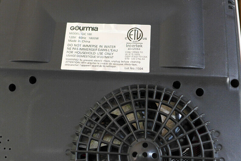 Gourmia Model GIC 100 Induction Stove/cooker - Fresh Stock Dated February 2026