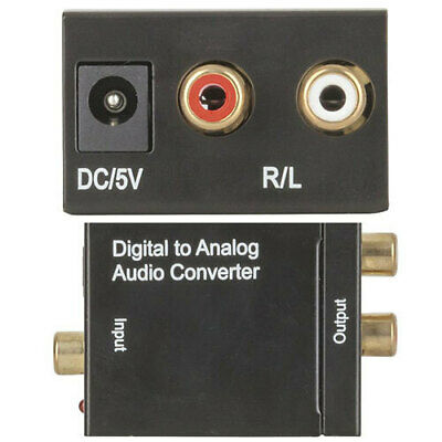 TechBrands HQ Digital to Analog Audio Converter (CoAxial/Optical) - Fresh Stock Dated December 2025