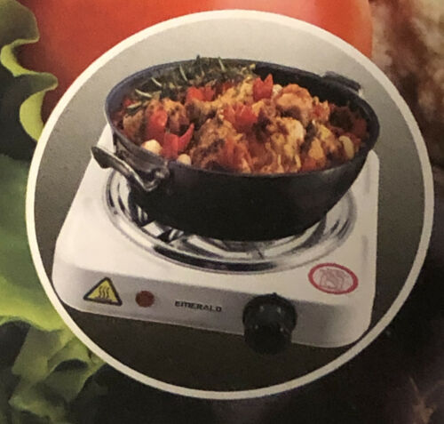 EMERALD Electric Single Stove NEW - Fresh Stock Dated February 2026