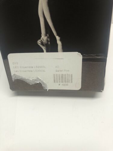 Leo girls' Ballet Russe Dance Shoe, Pink, 4 D US - Fresh Stock Dated December 2025