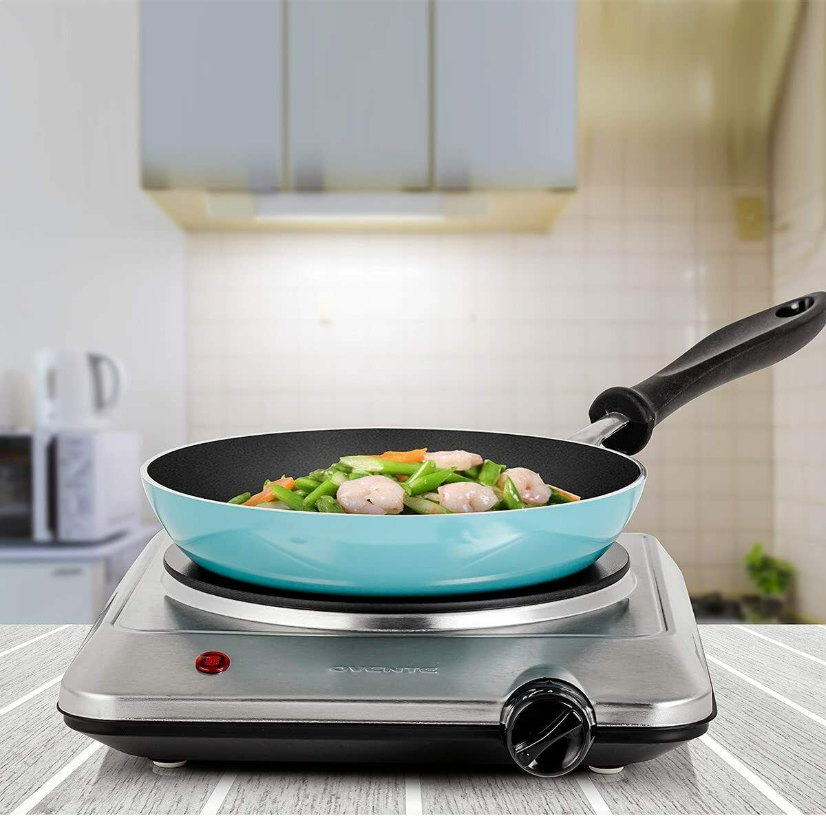 Portable Electric Cooktop Burner Infrared 1000W Single Plate Hot Cooking Stove - Fresh Stock Dated February 2026