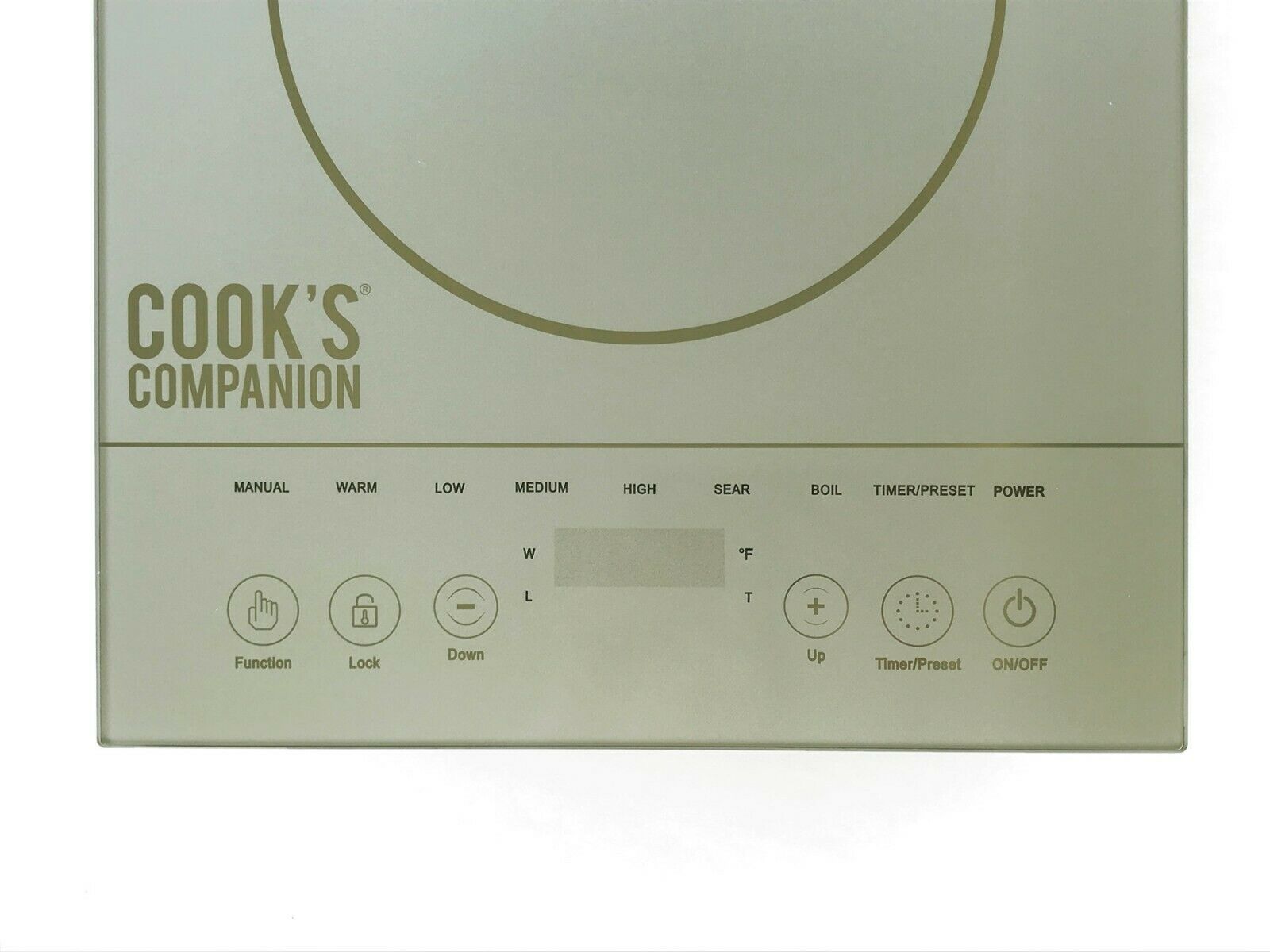 Cook’s Companion Induction Burner #IB1500 Silver Never Used - Fresh Stock Dated February 2026