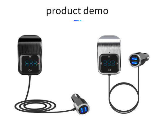 Cigarette Lighter Bluetooth Car Charger Kit 2USB HD FM Transmitter MP3 Player-R7 - Fresh Stock Dated January 2026