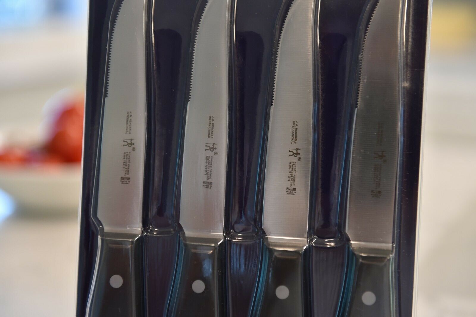 Henckels 4Pc. Premio Steak Knife Set GREAT !! - Fresh Stock Dated January 2026