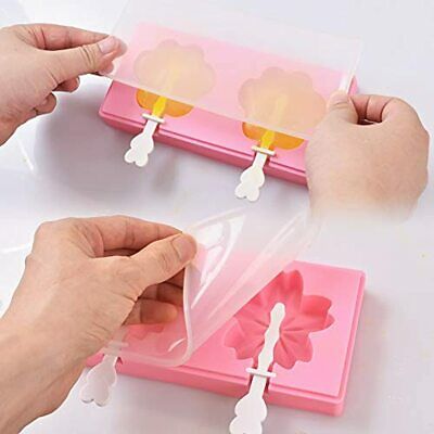 Cozihom Silicone Ice Pop Molds, Popsicle Maker With Lid And Sticks, Classical, 2 - Fresh Stock Dated February 2026