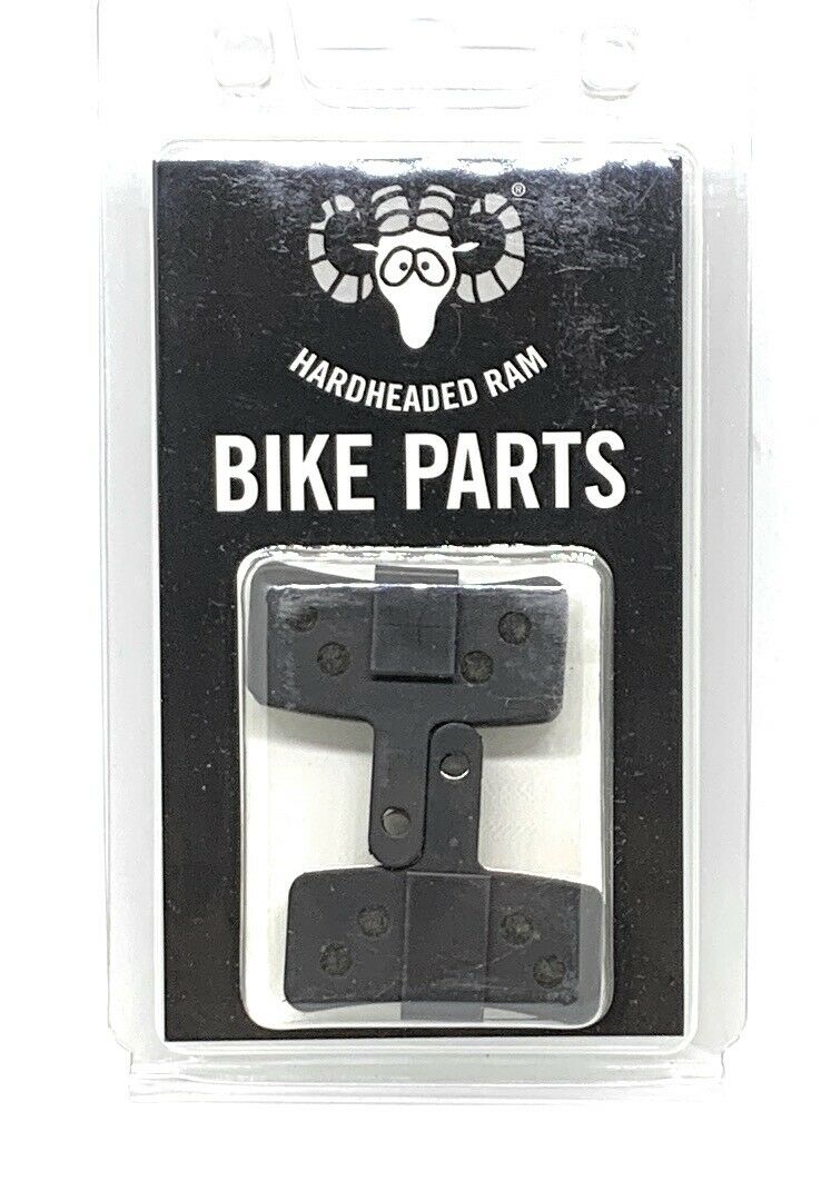 2 Pairs Bike brake pads resin-organic for Tektro Dorado, HD-E710, Clarks Vx863c - Fresh Stock Dated December 2025