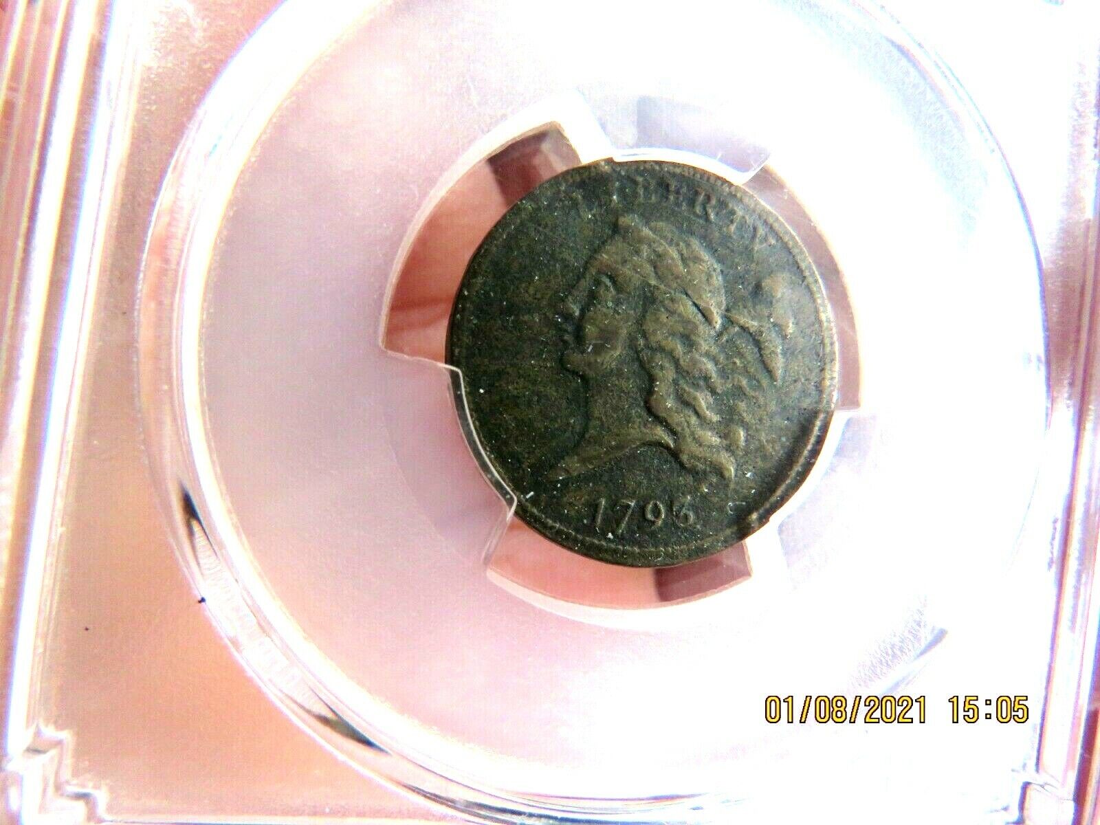 1793 HALF CENT PCGS VF Detail Looks XF First Mint Issue C1 - Fresh Stock Dated December 2025