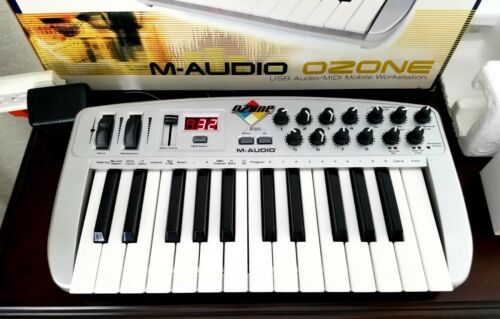 M‐Audio Ozone MIDI Keyboard Audio MIDI Controller - Fresh Stock Dated December 2025