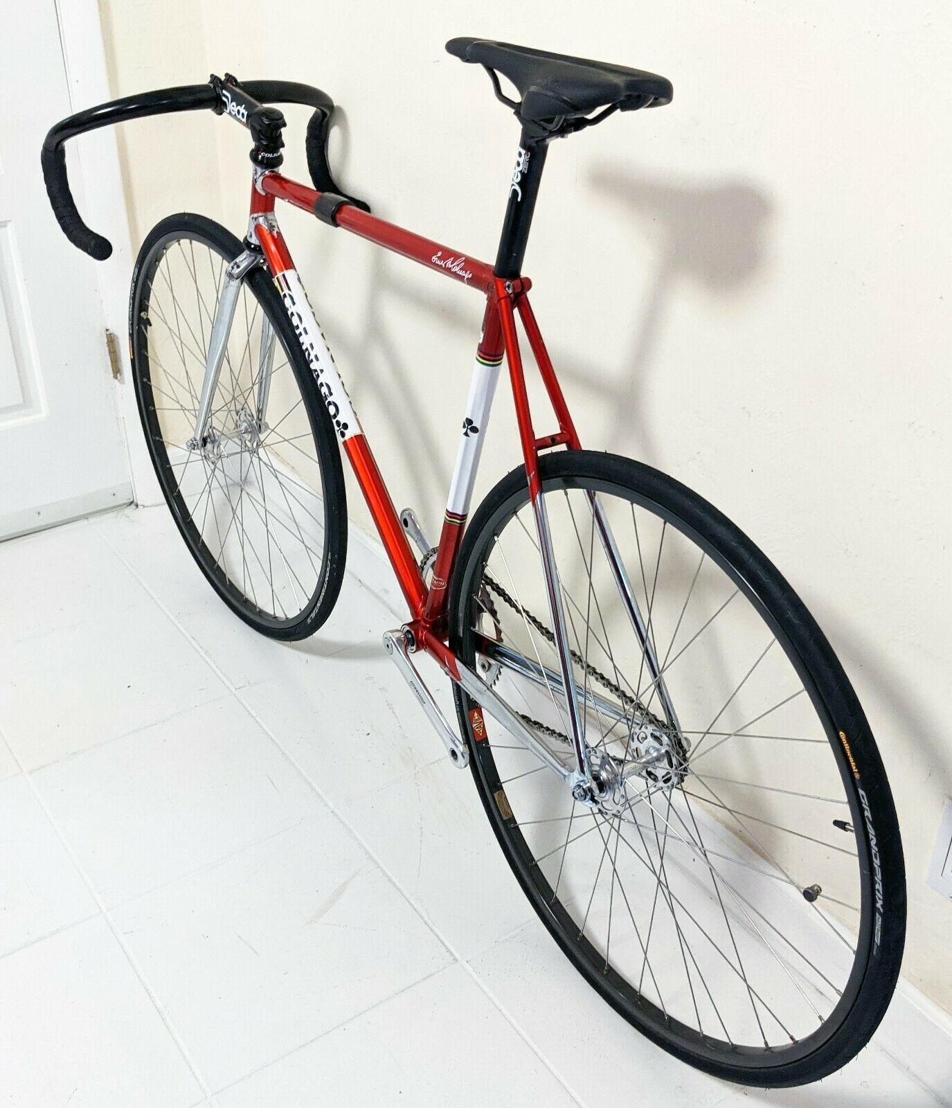 Rare Colnago Master Pista Saronni 53cm X 50cm Campagnolo Record Pista Track Bike - Fresh Stock Dated December 2025