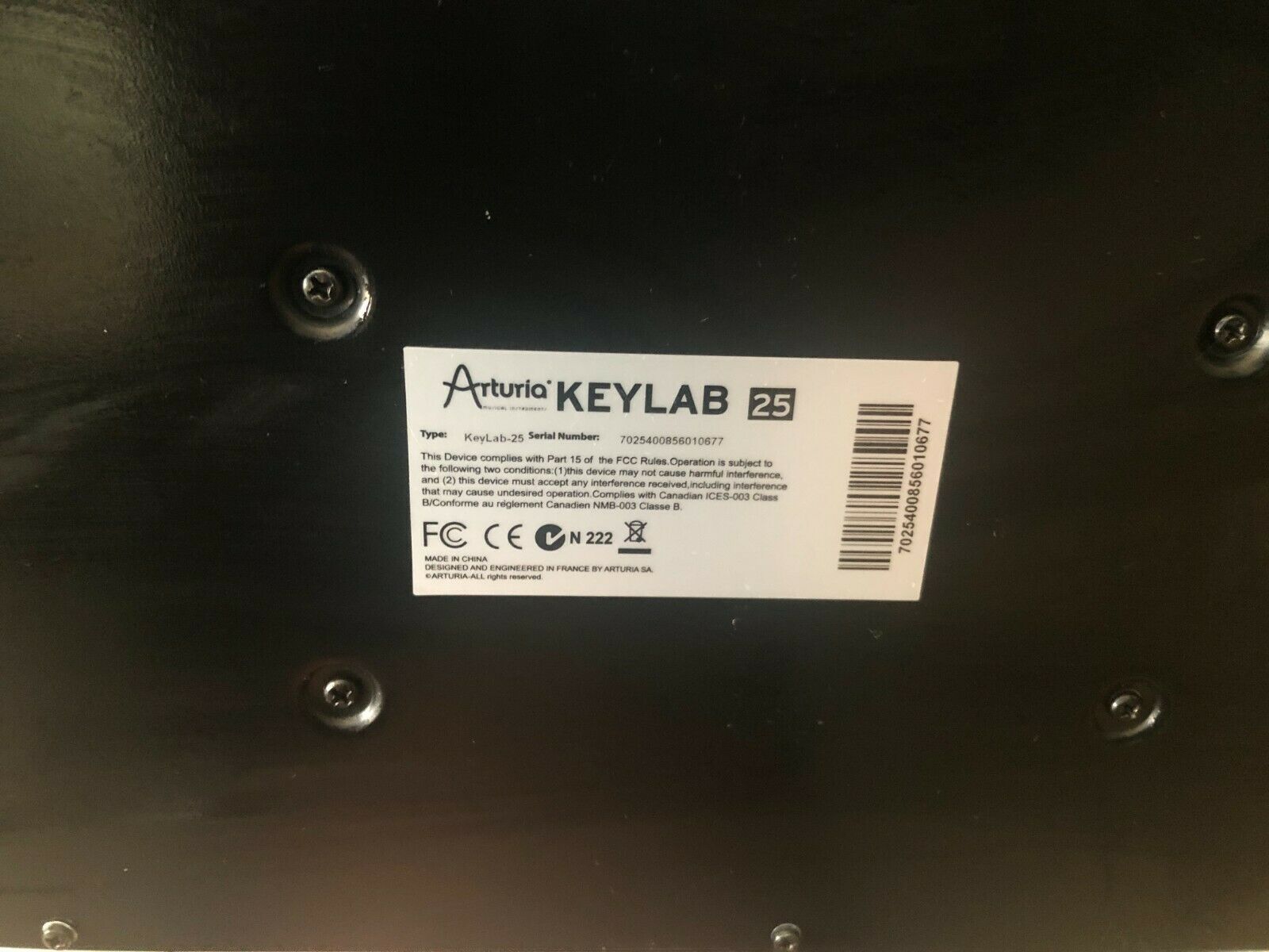 ARTURIA KEYLAB 25 (RARE) - Fresh Stock Dated December 2025