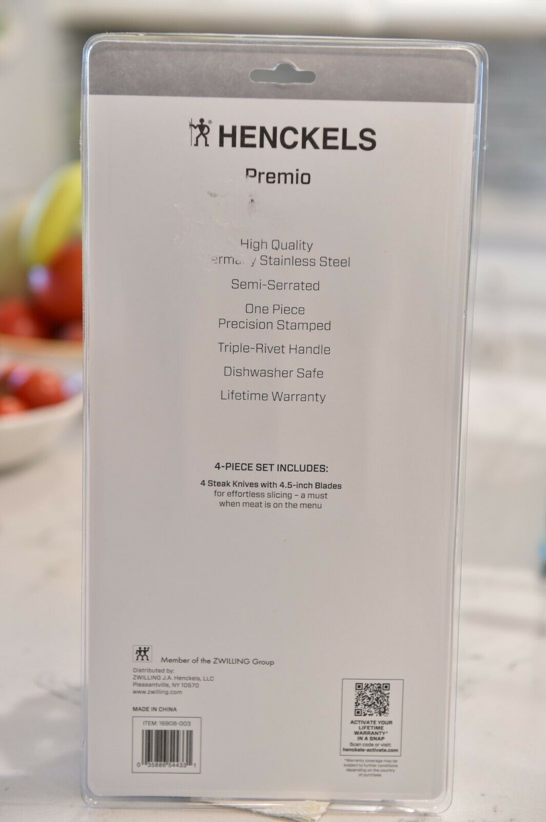 Henckels 4Pc. Premio Steak Knife Set GREAT !! - Fresh Stock Dated January 2026