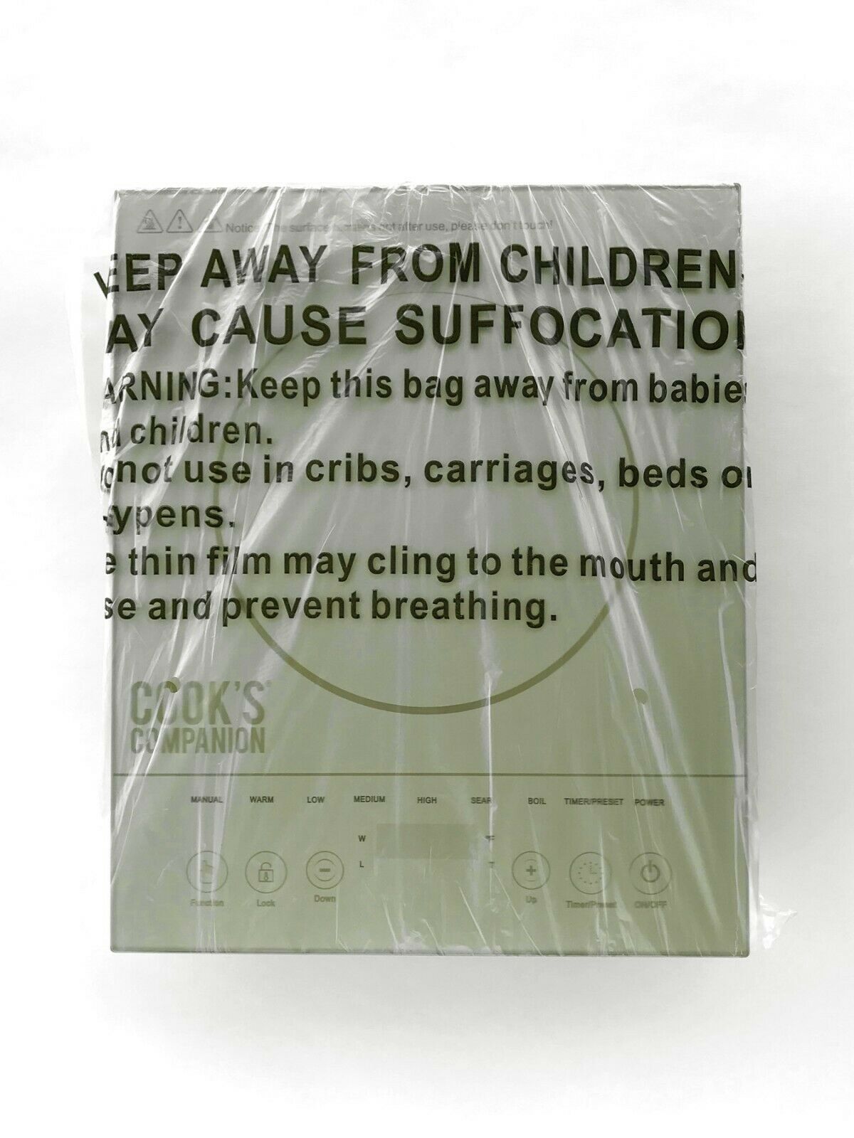 Cook’s Companion Induction Burner #IB1500 Silver Never Used - Fresh Stock Dated February 2026