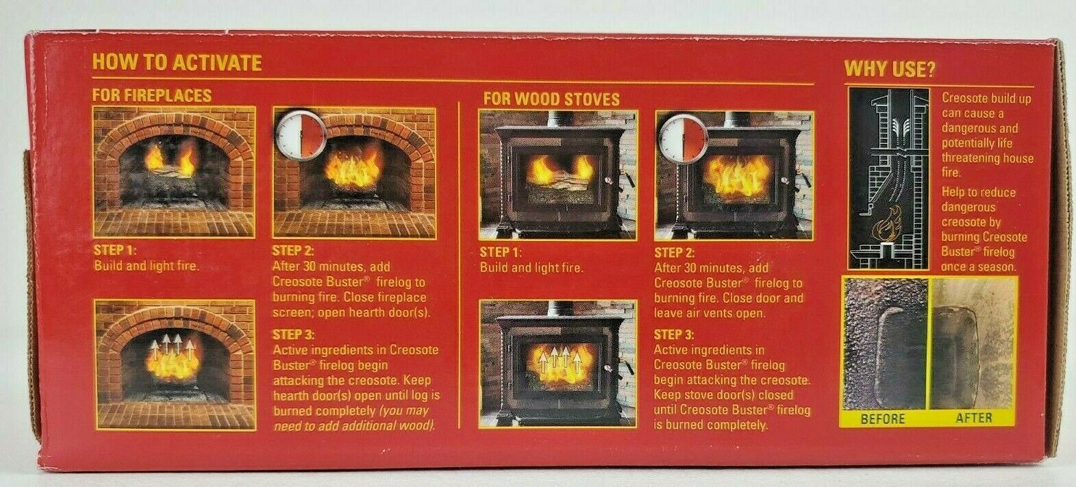 Pine Mountain 4152501500 First Alert Creosote Buster Chimney Cleaning Safety ... - Fresh Stock Dated January 2026