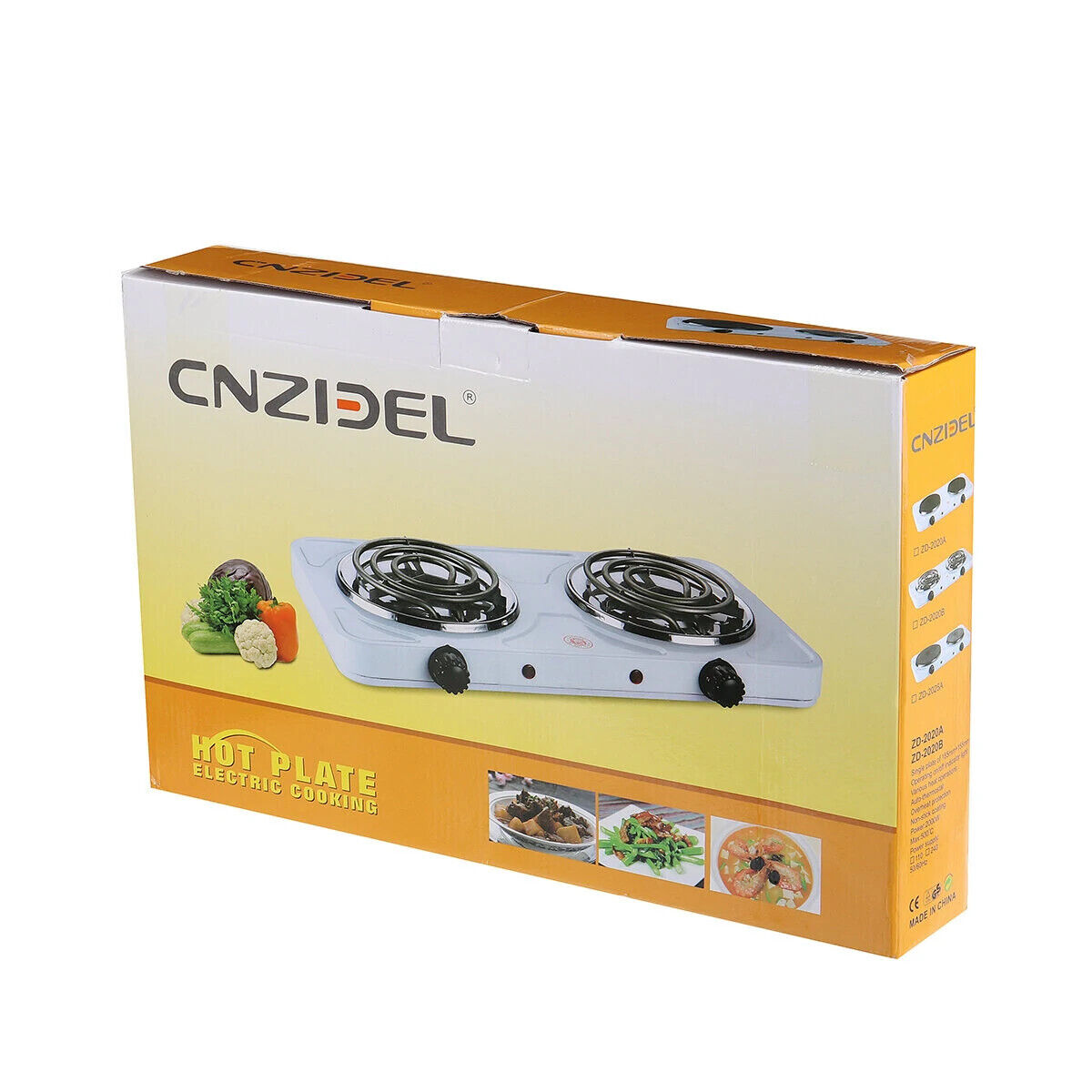 110V 2000W Portable Double Electric Stove Burner Hot Plate Cooking Heater - Fresh Stock Dated January 2026
