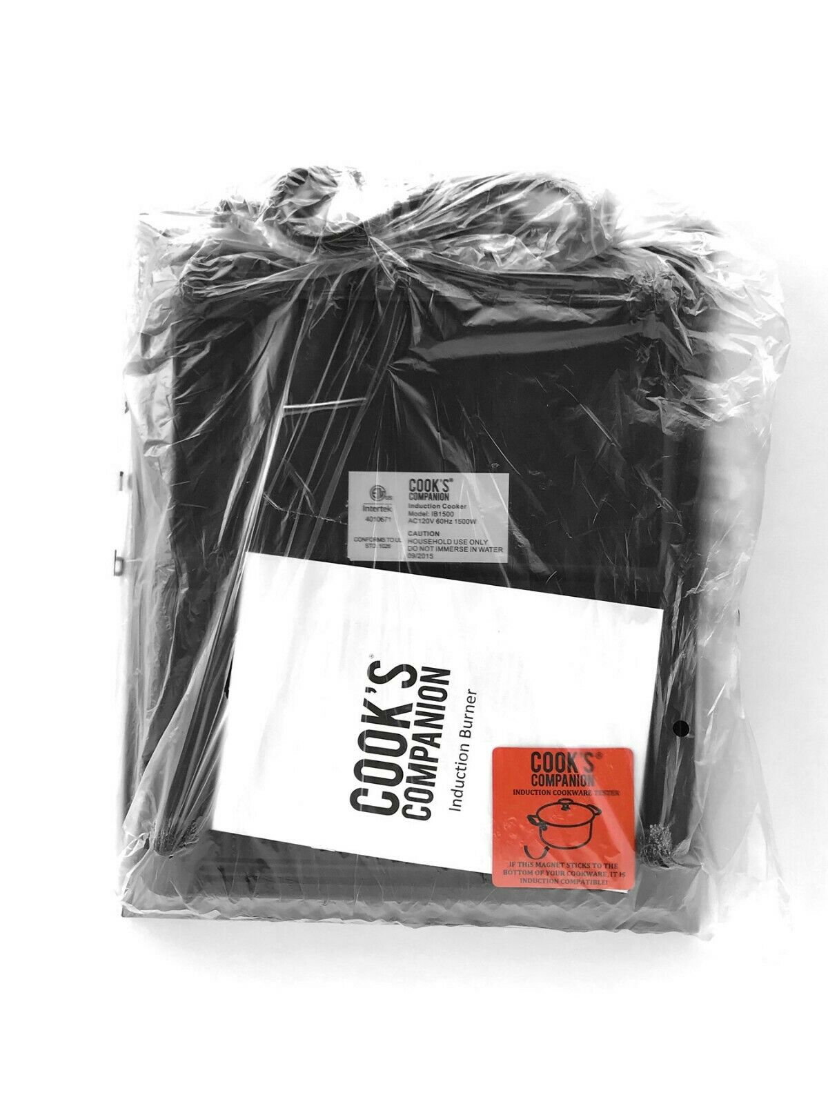 Cook’s Companion Induction Burner #IB1500 Silver Never Used - Fresh Stock Dated February 2026