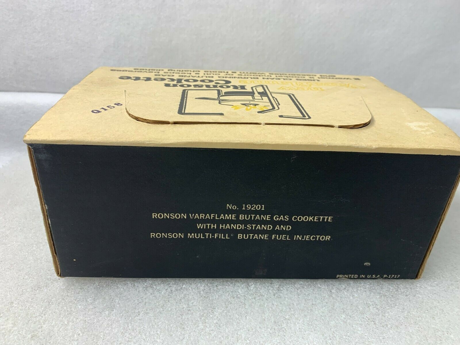 VINTAGE  VARAFLAME RONSON COOKETTE With Box & Instructions Model #19201 - Fresh Stock Dated February 2026