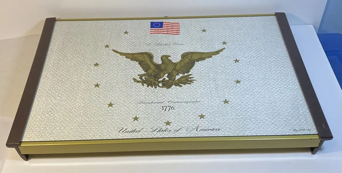 USA 1776 Bicentennial Commemorative Warm O Tray Atlantic Precision Works No 60 - Fresh Stock Dated February 2026