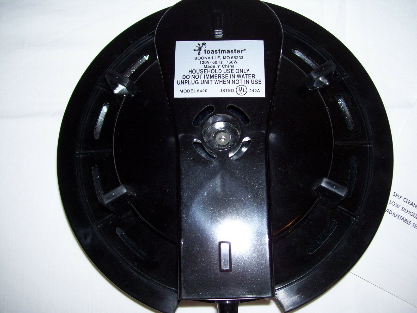 Toastmaster Basic Burner Model 6420 / Buffet Range - Hot Plate - Single Burner - Fresh Stock Dated February 2026