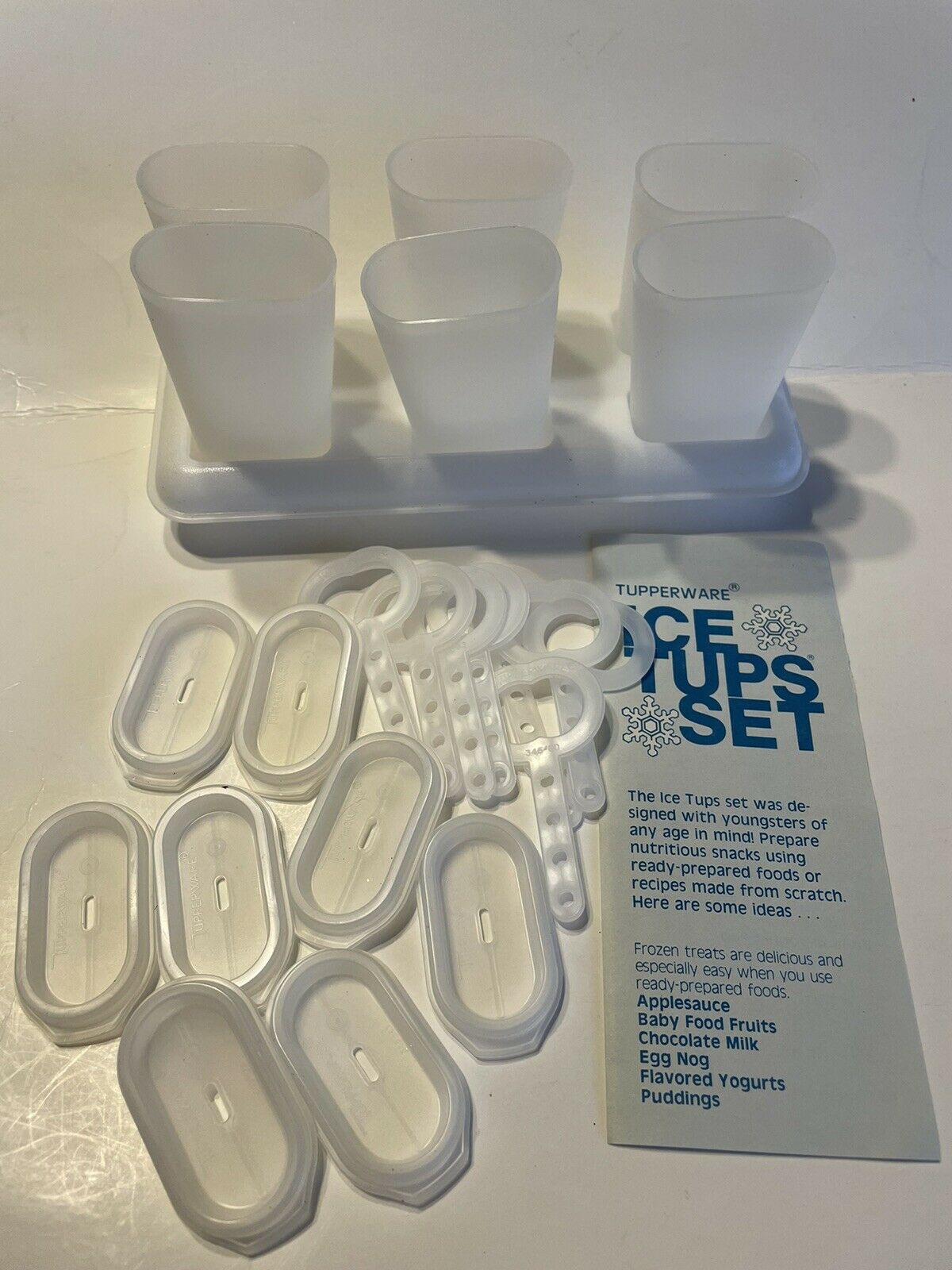 Tupperware Ice Tups Set Popsicle Mold - Fresh Stock Dated February 2026