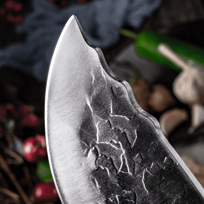 Forged Cleaver Handmade Kitchen Meat chopping Stainless Steel Chef Butcher Knife - Fresh Stock Dated January 2026