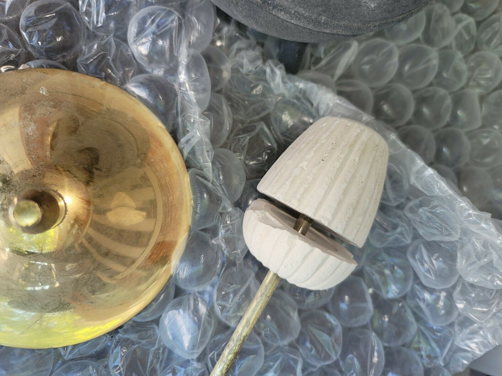 Vtg Cast Iron cauldron fire starter as is made in Japan - Fresh Stock Dated December 2025