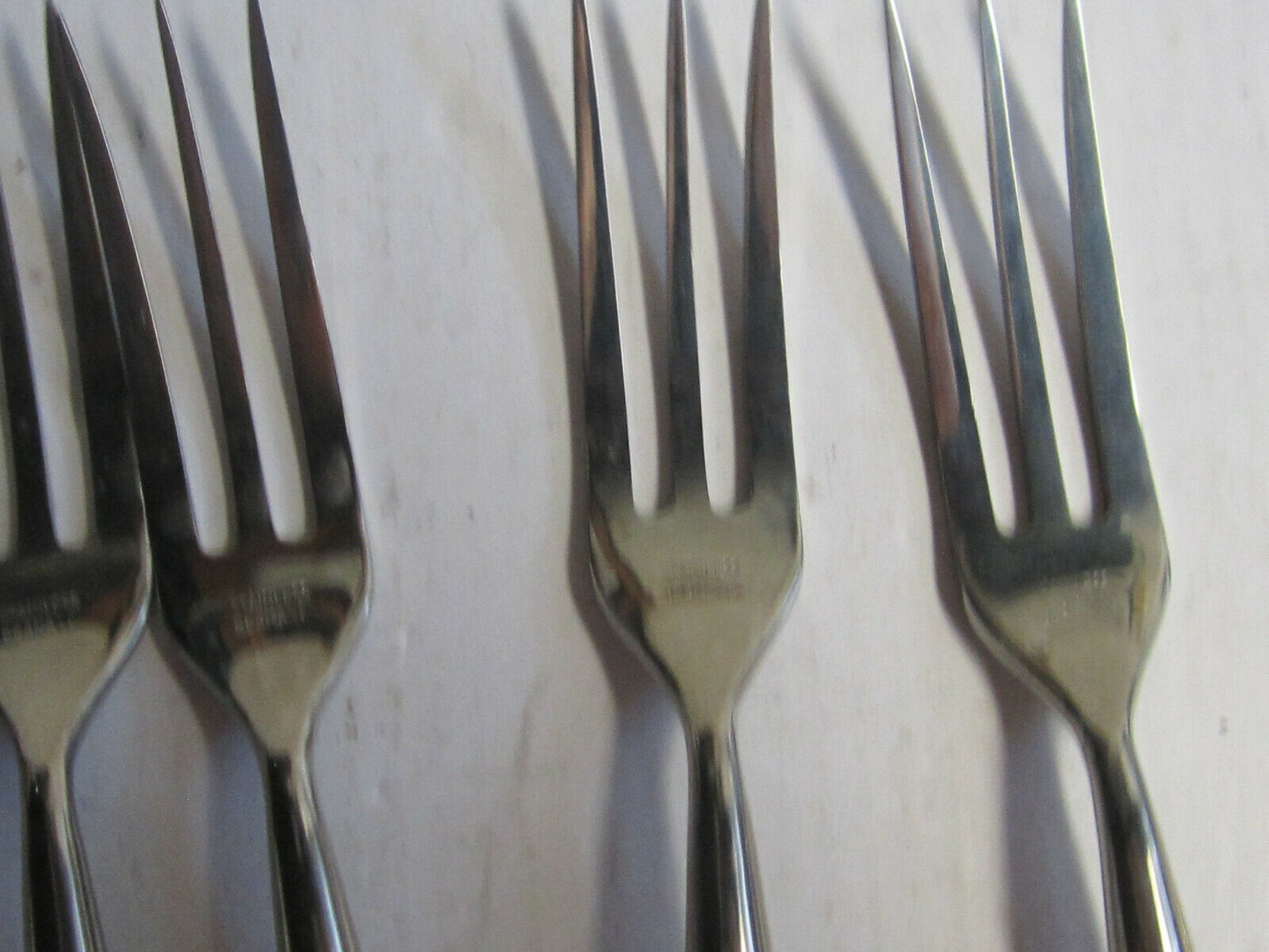 VINTAGE BARON 6 STEAK KNIVES AND 6  FORKS WITH ANTLER HANDLES MADE IN GERMANY - Fresh Stock Dated January 2026
