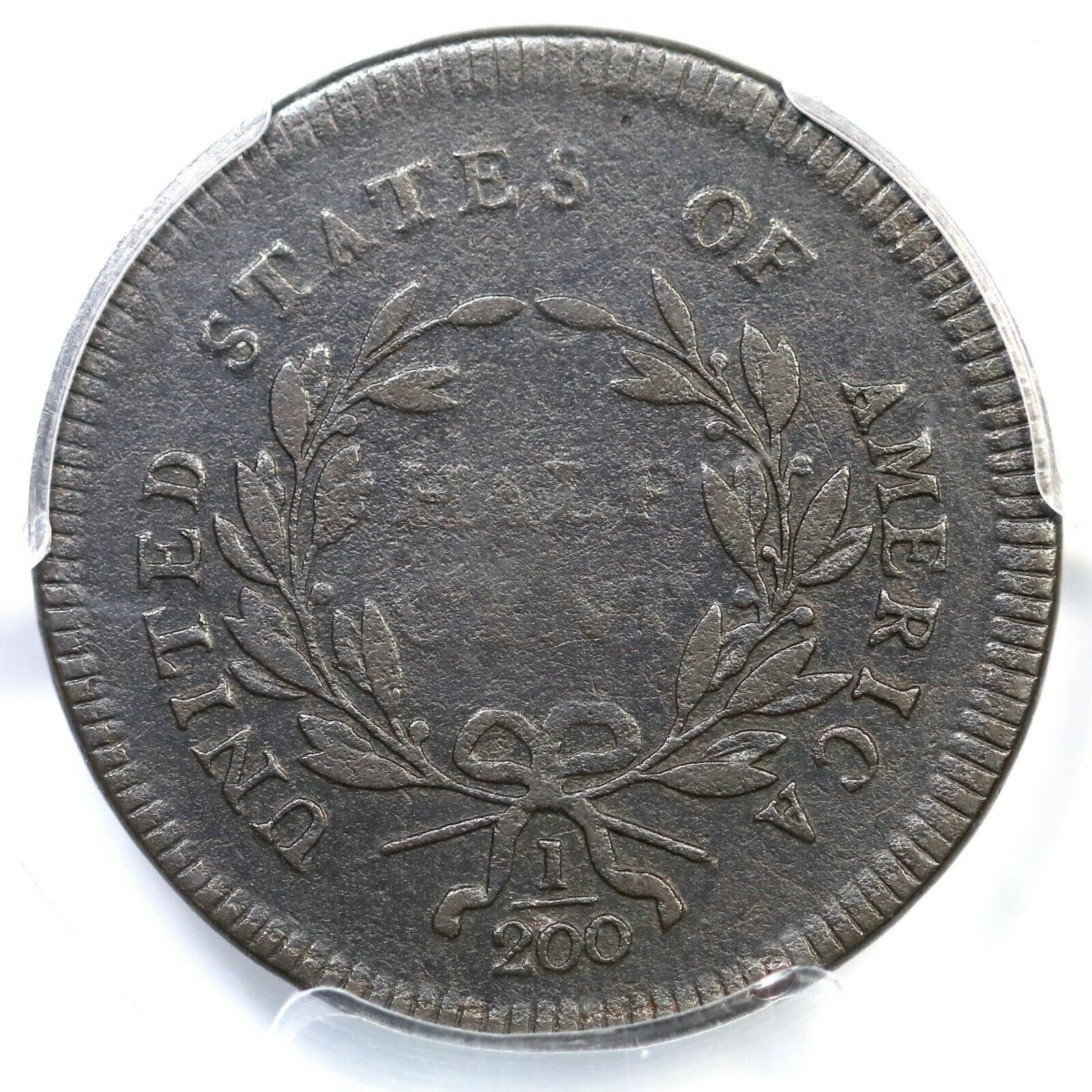 1795 C-6b R-6 PCGS F Details Pl Edge, No Pole Liberty Cap Half Cent Coin 1c - Fresh Stock Dated December 2025