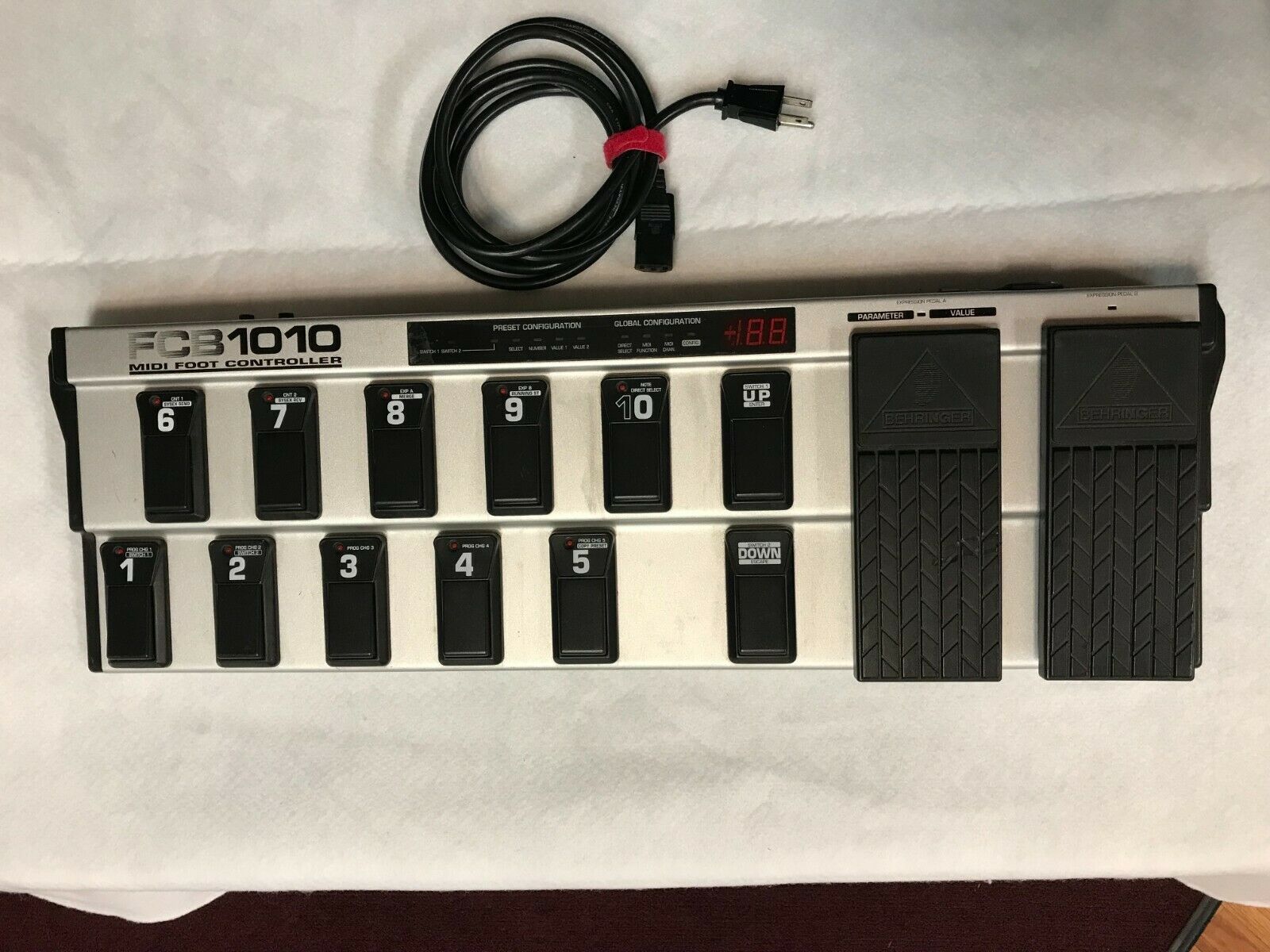 Behringer FCB1010 Ultra-Flexible MIDI Foot Controller - Fresh Stock Dated December 2025