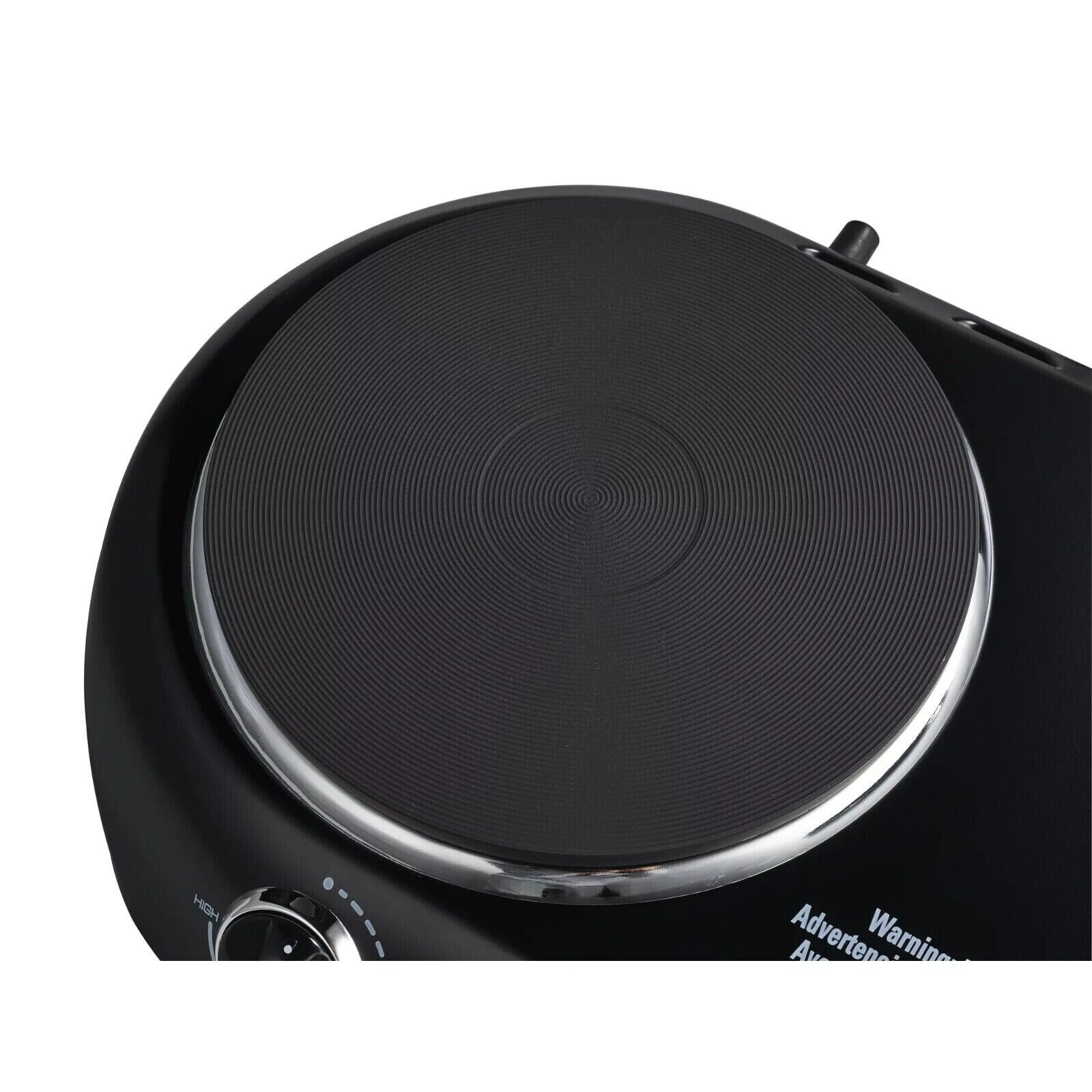 Electric Stove Cooktop Burner 1800W Hot Plate Portable 2 Burners Kitchen Cooking - Fresh Stock Dated February 2026