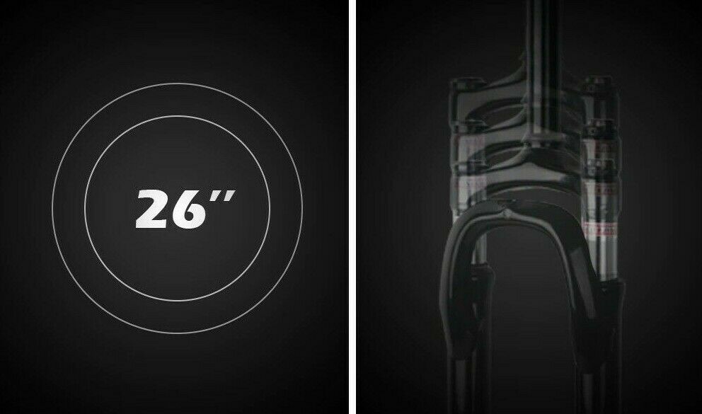 MOUNTAIN BIKE BLACK ALUMINUM ALLOY BICYCLE DISC BRAKE ROAD CYCLE 21 SPEED 26