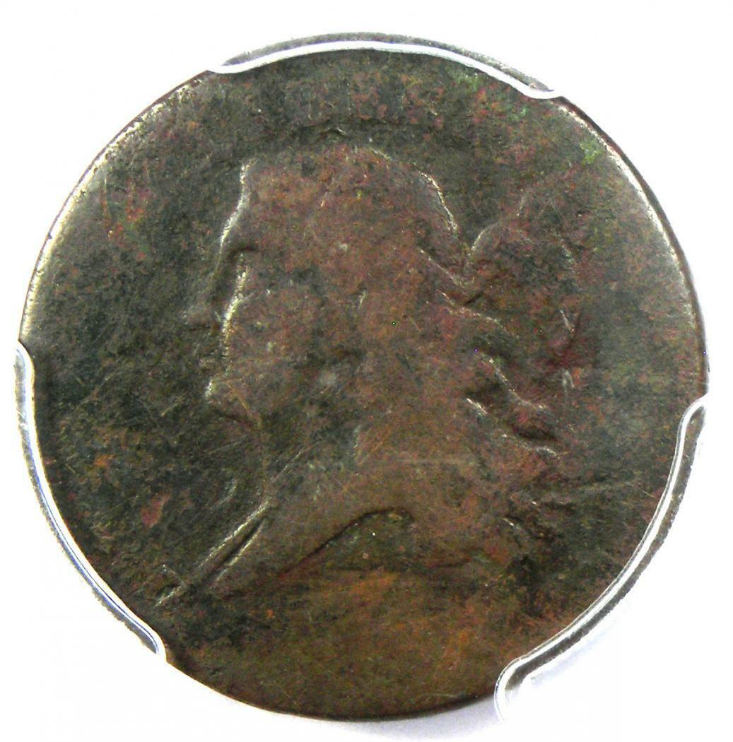 1793 Liberty Cap Flowing Hair Half Cent 1/2C - PCGS VG Detail - Rare Coin! - Fresh Stock Dated December 2025