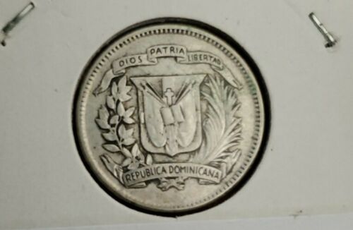 1959 Dominican Republic Silver 10 Centavos - Fresh Stock Dated December 2025