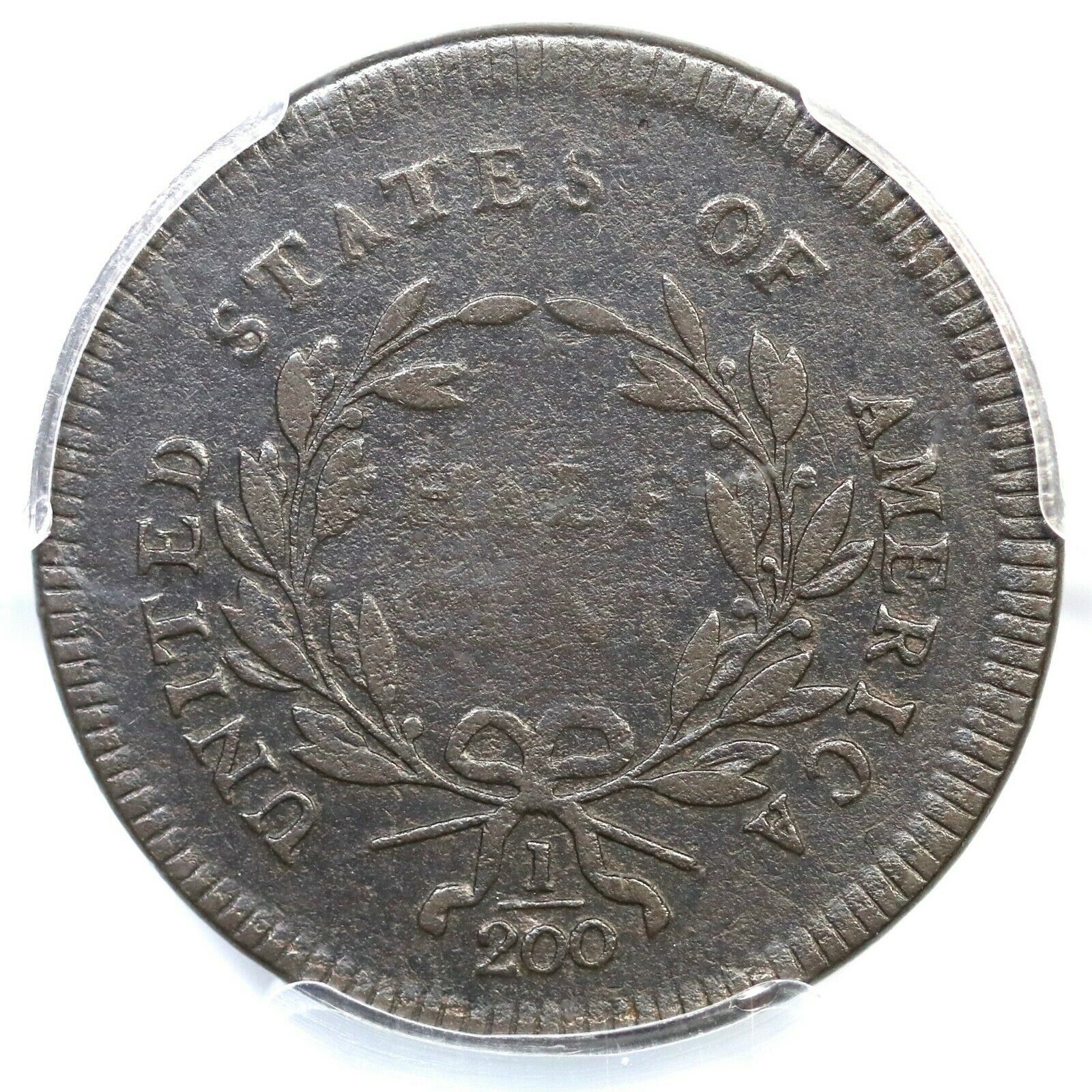 1795 C-6b R-6 PCGS F Details Pl Edge, No Pole Liberty Cap Half Cent Coin 1c - Fresh Stock Dated December 2025