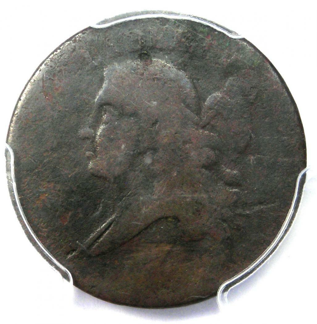 1793 Liberty Cap Flowing Hair Half Cent 1/2C - PCGS VG Detail - Rare Coin! - Fresh Stock Dated December 2025