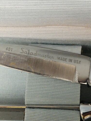 Set 8 Saladmaster Cutlery 400/401 Stainless Steak Knives w/ Fitted Display Case - Fresh Stock Dated January 2026