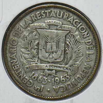 Dominican Republic 1963 25 Centavos 193126 combine shipping - Fresh Stock Dated December 2025